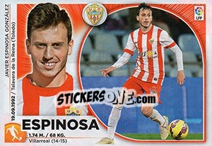 Cromo Espinosa - Liga Spagnola 2014-2015 - Colecciones ESTE