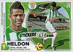 Sticker Héldon - Liga Spagnola 2014-2015 n. TR12 - Colecciones ESTE