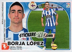Sticker Borja López - Liga Spagnola 2014-2015 n. TR13 - Colecciones ESTE
