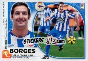 Sticker Borges - Liga Spagnola 2014-2015 n. TR14 - Colecciones ESTE