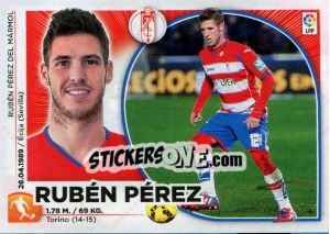Sticker Ruben Perez - Liga Spagnola 2014-2015 - Colecciones ESTE