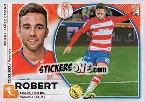 Sticker Robert - Liga Spagnola 2014-2015 - Colecciones ESTE