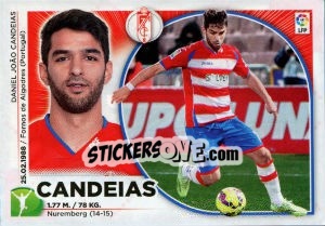 Cromo Candeias - Liga Spagnola 2014-2015 - Colecciones ESTE