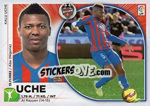 Sticker Kalu Uche - Liga Spagnola 2014-2015 n. TR29 - Colecciones ESTE