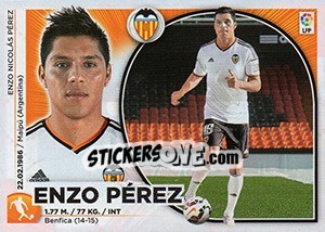 Sticker Enzo Perez - Liga Spagnola 2014-2015 - Colecciones ESTE
