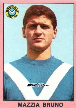 Cromo Bruno Mazzia - Tutti I Calciatori 1967-1968 n. 185 - MIRA