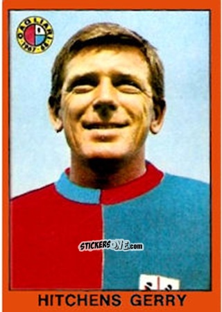 Cromo Gerry Hitchens - Tutti I Calciatori 1967-1968 n. 197 - MIRA