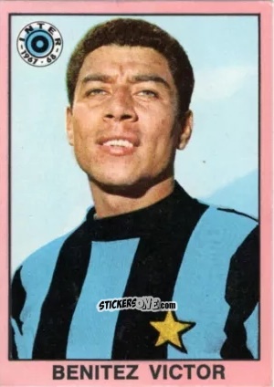 Cromo Victor Benitez - Tutti I Calciatori 1967-1968 n. 240 - MIRA