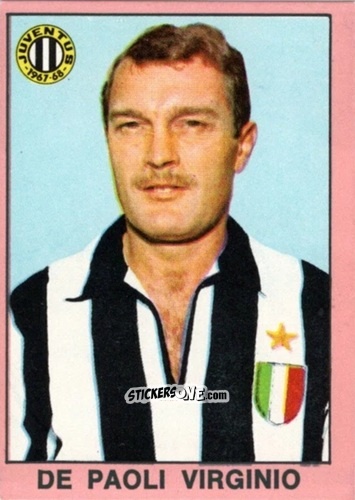 Figurina Virginio De Paoli - Tutti I Calciatori 1967-1968 n. 259 - MIRA