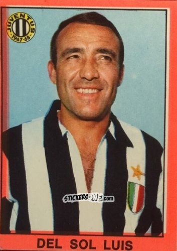 Cromo Luis del Sol - Tutti I Calciatori 1967-1968 n. 260 - MIRA