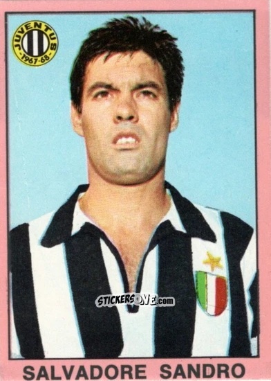 Cromo Sandro Salvadore - Tutti I Calciatori 1967-1968 n. 265 - MIRA