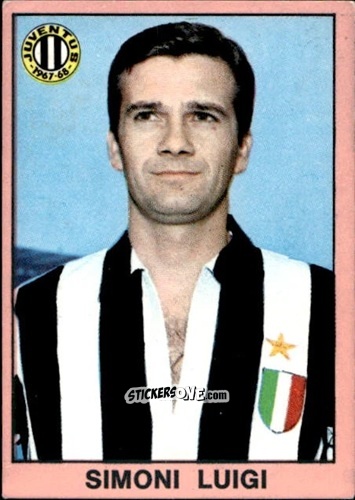 Figurina Luigi Simoni - Tutti I Calciatori 1967-1968 n. 266 - MIRA