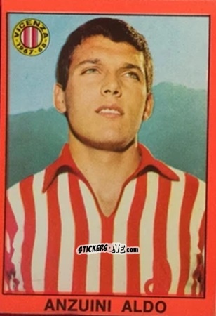 Figurina Aldo Anzuini - Tutti I Calciatori 1967-1968 n. 298 - MIRA