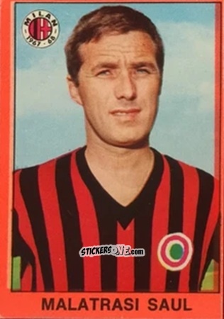 Cromo Saul Malatrasi - Tutti I Calciatori 1967-1968 n. 322 - MIRA