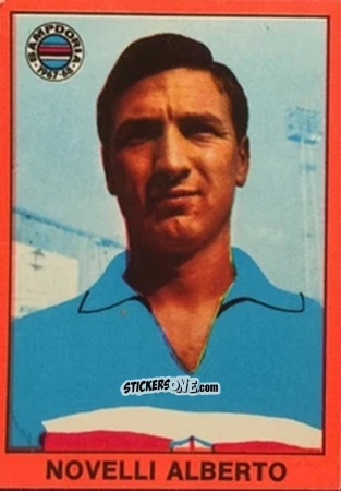 Cromo Alberto Novelli - Tutti I Calciatori 1967-1968 n. 389 - MIRA
