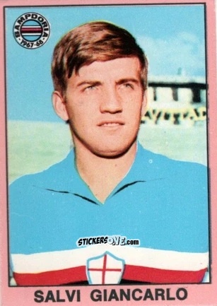 Cromo Giancarlo Salvi - Tutti I Calciatori 1967-1968 n. 390 - MIRA