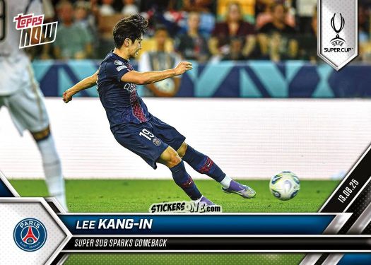 Sticker Lee Kang-in - Now Uefa Champions League 2025-2026 n. 4 - Topps