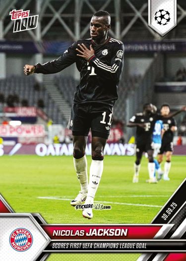 Cromo Nicolas Jackson - Now Uefa Champions League 2025-2026 n. 27 - Topps