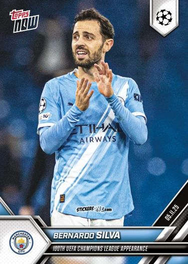 Cromo Bernardo Silva - Now Uefa Champions League 2025-2026 n. 49 - Topps