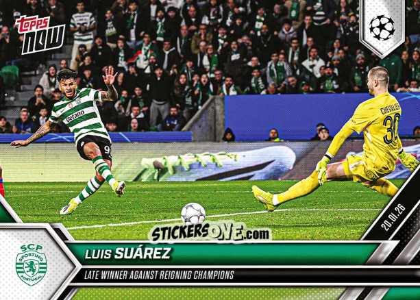 Sticker Luis Suarez - Now Uefa Champions League 2025-2026 n. 74 - Topps