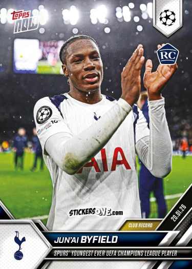 Figurina Jun'Ai Byfield - Now Uefa Champions League 2025-2026 n. 75 - Topps