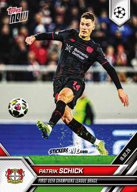 Cromo Patrick Schick - Now Uefa Champions League 2025-2026 n. 93 - Topps