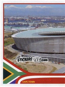 Sticker Cape Town - Green Point Stadium - FIFA World Cup South Africa 2010 n. 6 - Panini