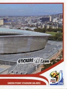 Sticker Cape Town - Green Point Stadium - FIFA World Cup South Africa 2010 n. 7 - Panini