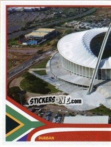 Sticker Durban - Durban Stadium - FIFA World Cup South Africa 2010 n. 8 - Panini