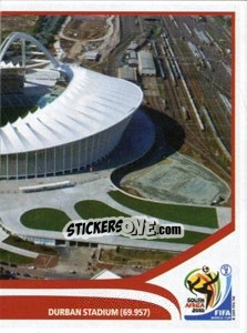 Sticker Durban - Durban Stadium - FIFA World Cup South Africa 2010 n. 9 - Panini