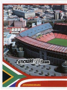 Sticker Johannesburg - Ellis Park Stadium - FIFA World Cup South Africa 2010 n. 10 - Panini