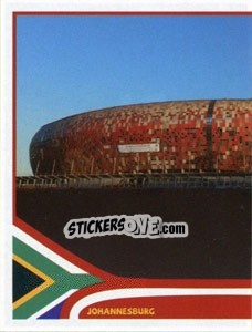 Sticker Johannesburg - Soccer City Stadium - FIFA World Cup South Africa 2010 n. 12 - Panini