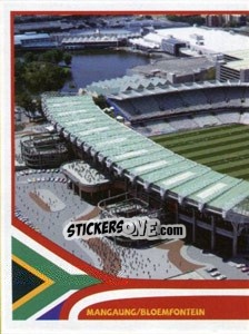 Sticker Mangaung/Bloemfontein - Free State Stadium - FIFA World Cup South Africa 2010 n. 14 - Panini