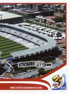 Sticker Mangaung/Bloemfontein - Free State Stadium - FIFA World Cup South Africa 2010 n. 15 - Panini