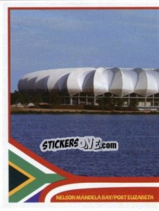 Sticker Nelson Mandela Bay/Port Elizabeth - Nelson Mandela Bay Stadium - FIFA World Cup South Africa 2010 n. 16 - Panini