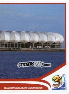Sticker Nelson Mandela Bay/Port Elizabeth - Nelson Mandela Bay Stadium - FIFA World Cup South Africa 2010 n. 17 - Panini