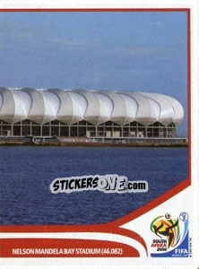 Cromo Nelson Mandela Bay/Port Elizabeth - Nelson Mandela Bay Stadium - FIFA World Cup South Africa 2010 - Panini