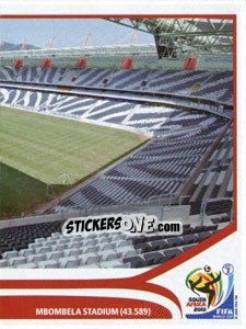 Sticker Nelspruit - Mbombela Stadium - FIFA World Cup South Africa 2010 n. 19 - Panini