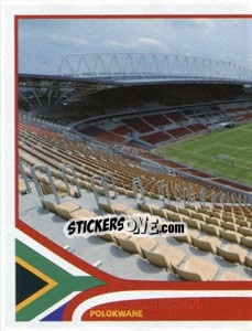 Sticker Polokwane - Peter Mokaba Stadium - FIFA World Cup South Africa 2010 - Panini
