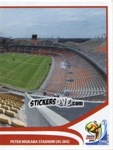 Sticker Polokwane - Peter Mokaba Stadium - FIFA World Cup South Africa 2010 - Panini