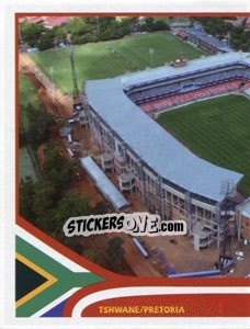 Cromo Tshwane/Pretoria - Loftus Versfeld Stadium - FIFA World Cup South Africa 2010 - Panini