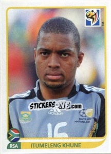 Sticker Itumeleng Khune - FIFA World Cup South Africa 2010 - Panini