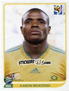 Cromo Aaron Mokoena - FIFA World Cup South Africa 2010 - Panini