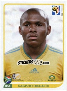 Cromo Kagisho Dikgacoi - FIFA World Cup South Africa 2010 - Panini