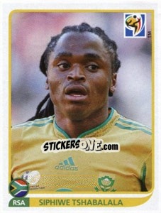 Sticker Siphiwe Tshabalala - FIFA World Cup South Africa 2010 - Panini