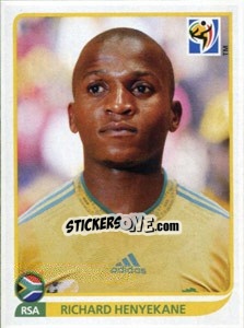 Cromo Richard Henyekane - FIFA World Cup South Africa 2010 - Panini