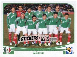 Cromo Team Photo - FIFA World Cup South Africa 2010 - Panini