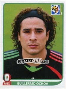Sticker Guillermo Ochoa - FIFA World Cup South Africa 2010 n. 51 - Panini
