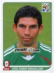 Sticker Jose Jonny Magallon - FIFA World Cup South Africa 2010 - Panini