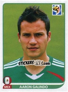 Sticker Aaron Galindo - FIFA World Cup South Africa 2010 - Panini